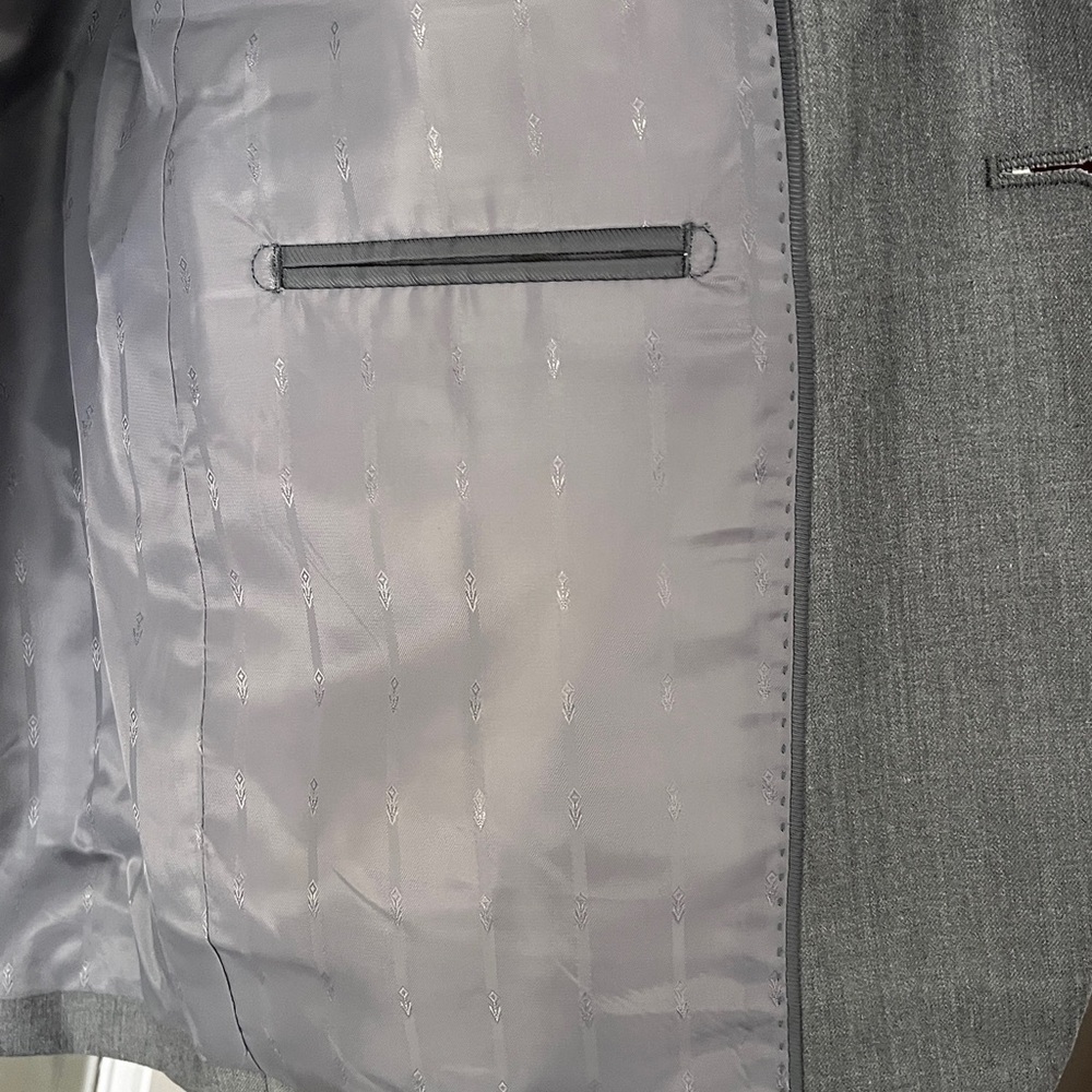 NWT Renoir light gray suit jacket/blazer size 36R - Picture 4 of 9